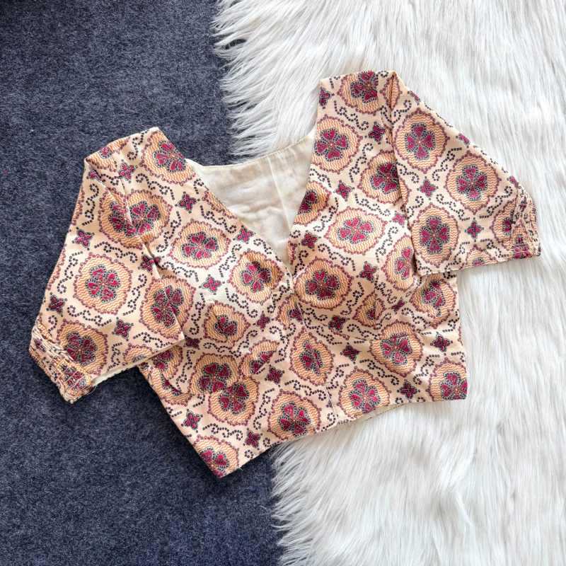 Pure Cotton Printed Blouse