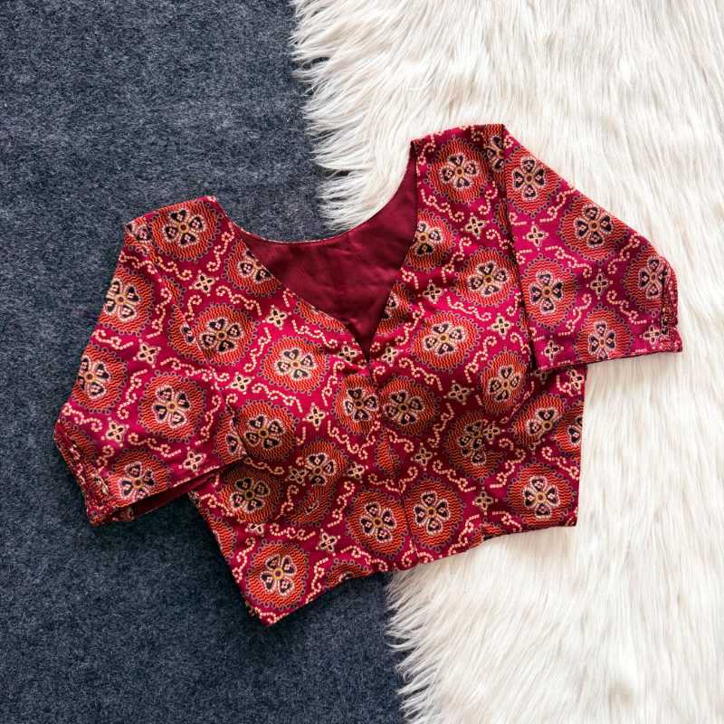 Pure Cotton Printed Blouse
