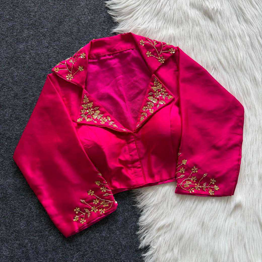 Eshani Blue Berry Designer Blouse