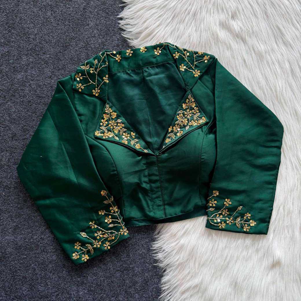Eshani Blue Berry Designer Blouse