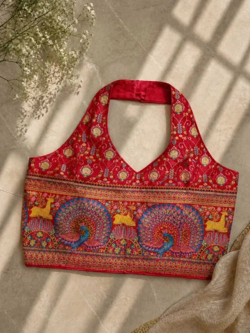 Evani Banarasi Soft Silk Designer Blouse