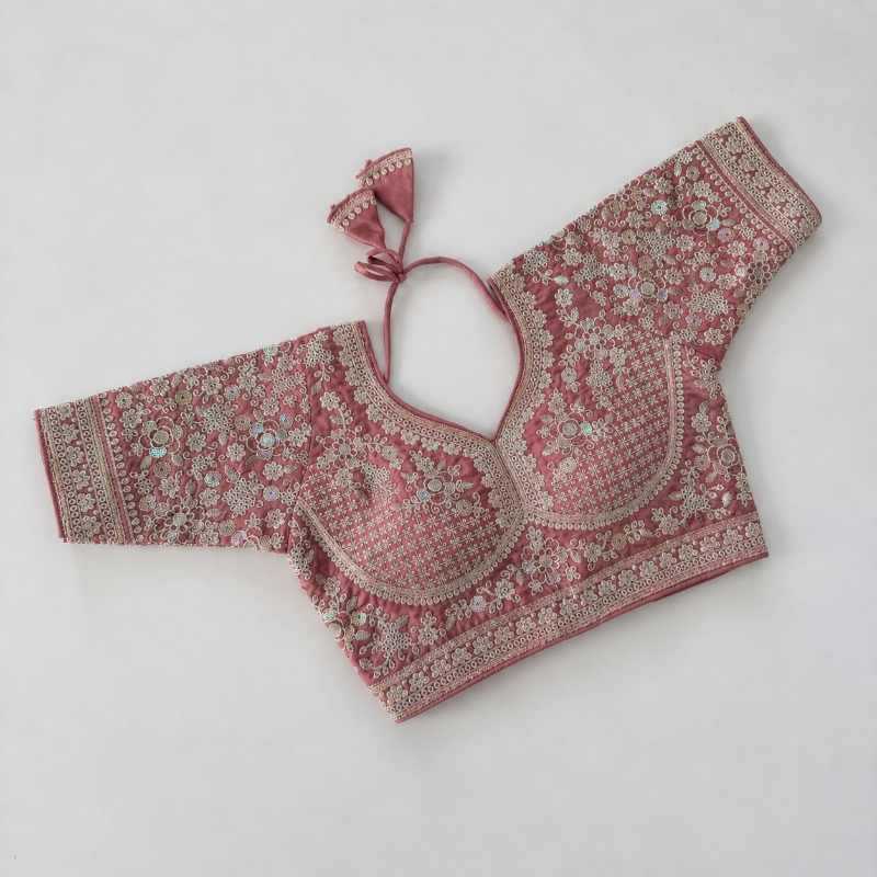 Sequence Embroidery Blouse