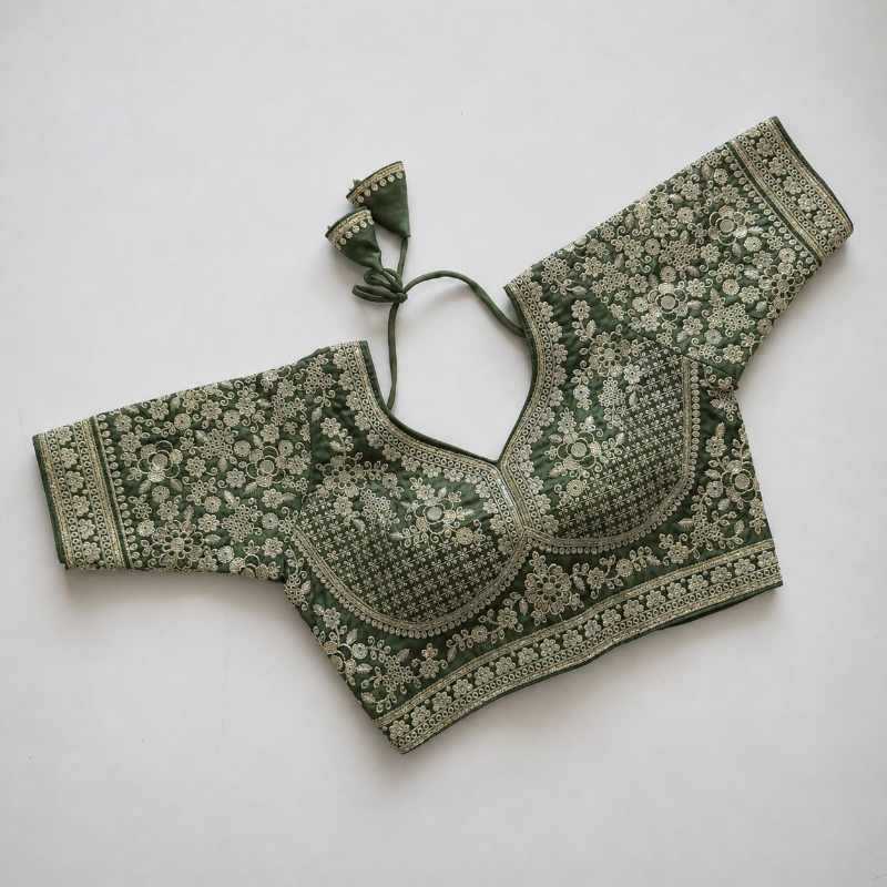 Sequence Embroidery Blouse