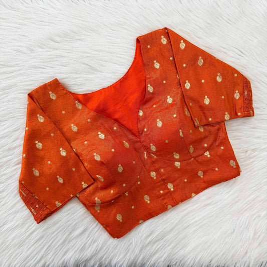 Kashvi Banarasi Soft Silk Printed Blouse