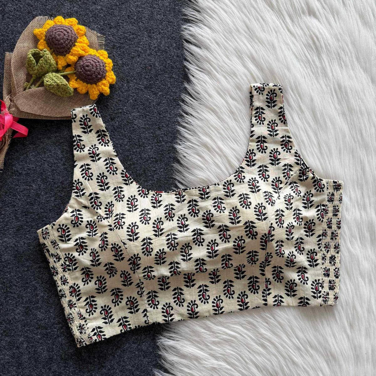 Kavya Pure Cotton Printed Blouse