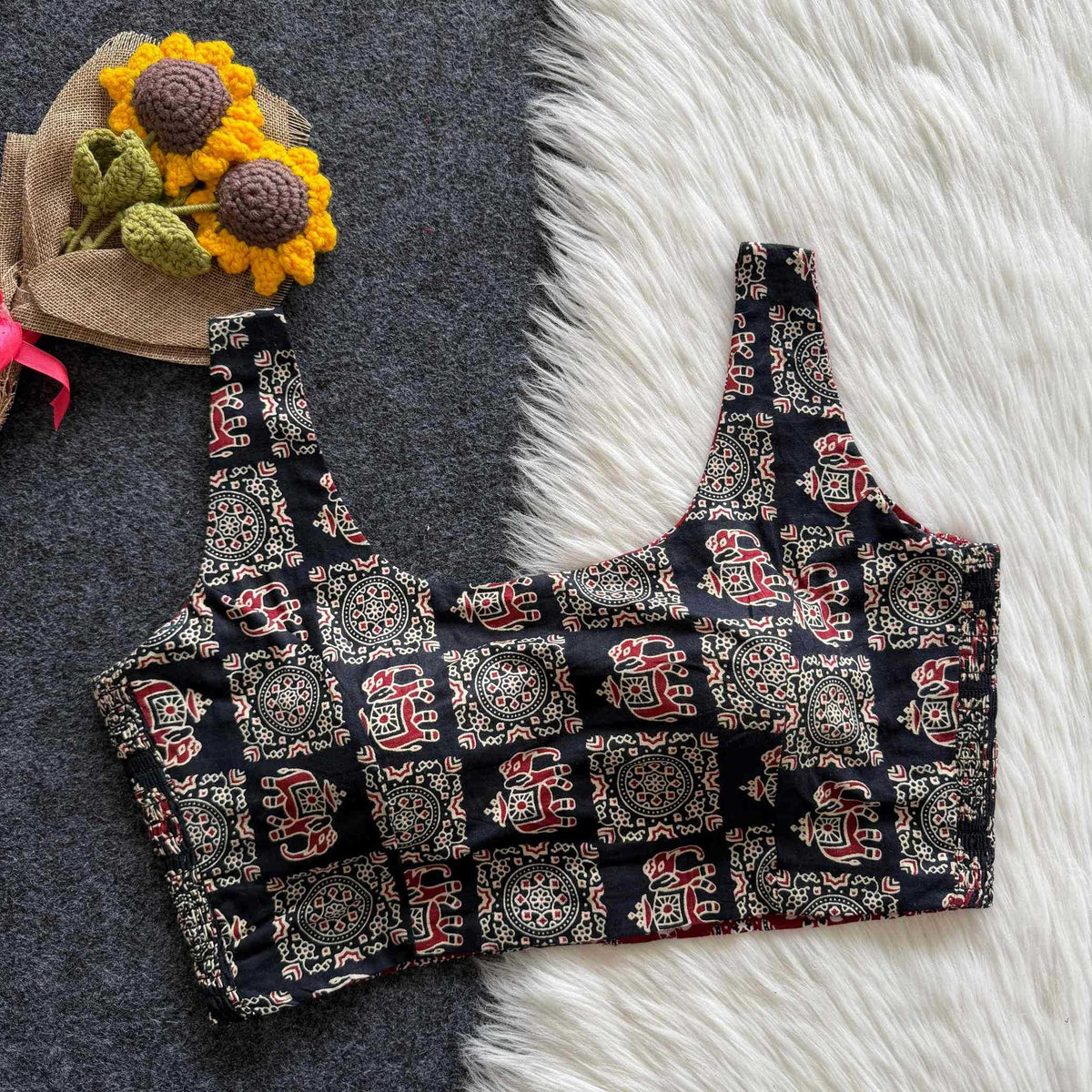 Kavya Pure Cotton Printed Blouse