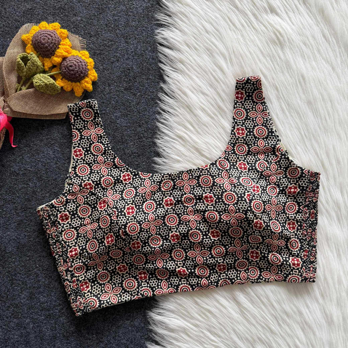 Kavya Pure Cotton Printed Blouse