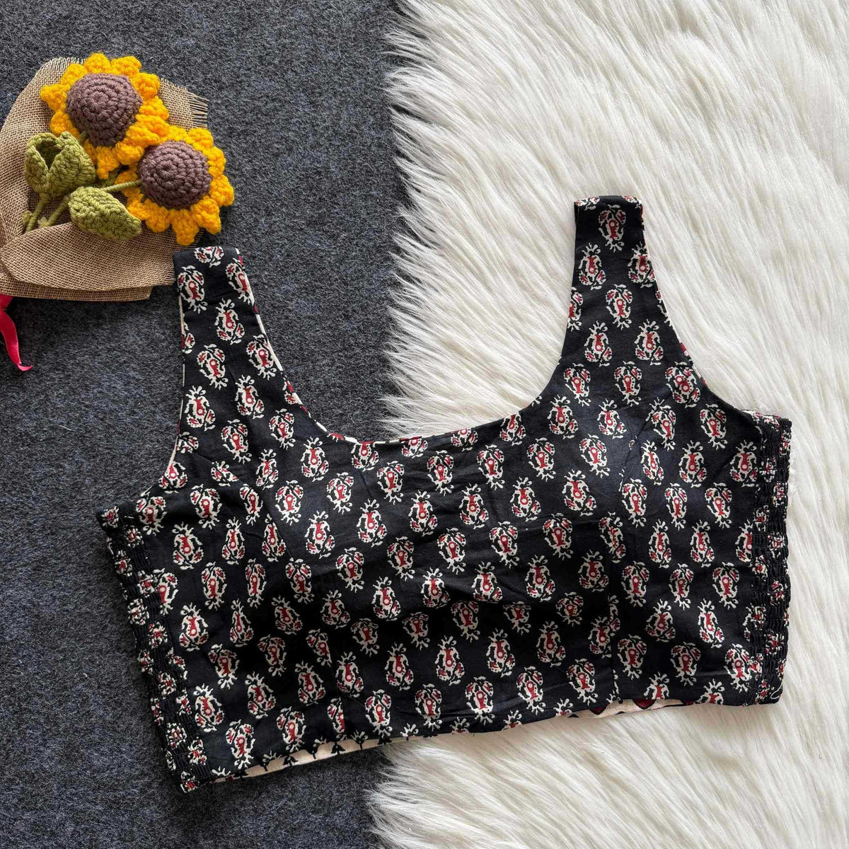 Kavya Pure Cotton Printed Blouse