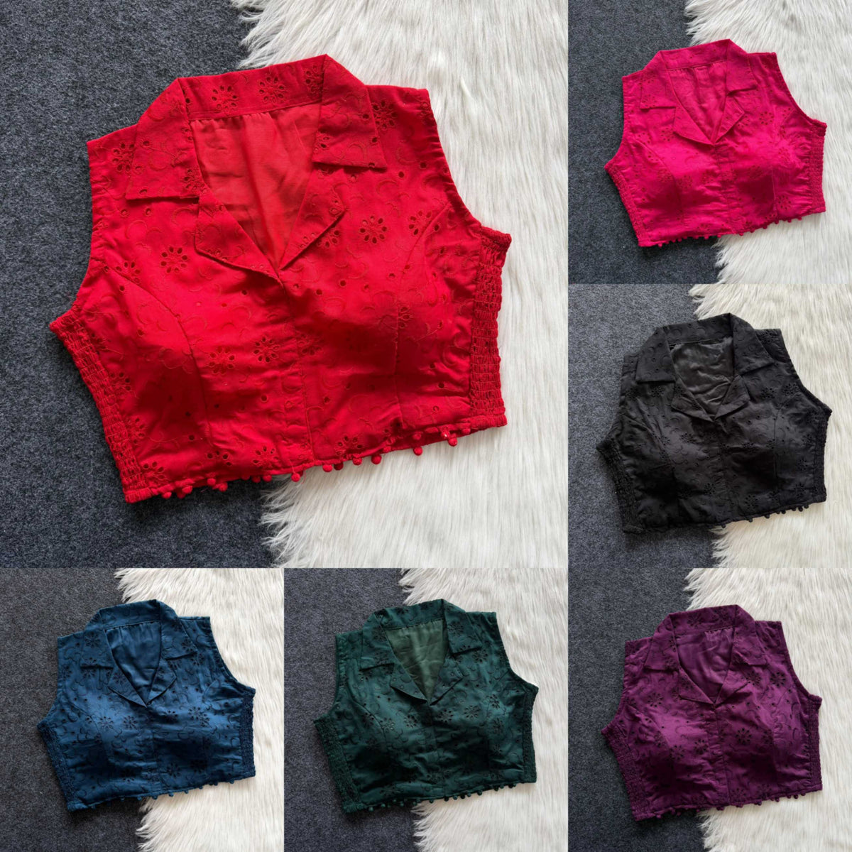 Madhvi Hakoba Sleeveless Blouse