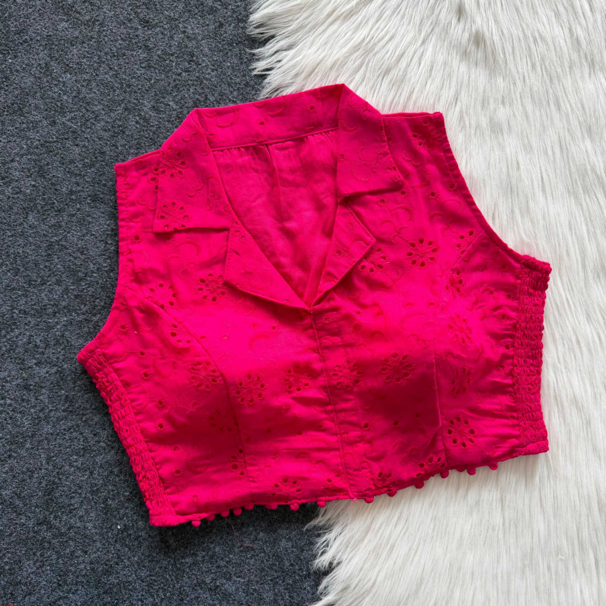 Madhvi Hakoba Sleeveless Blouse