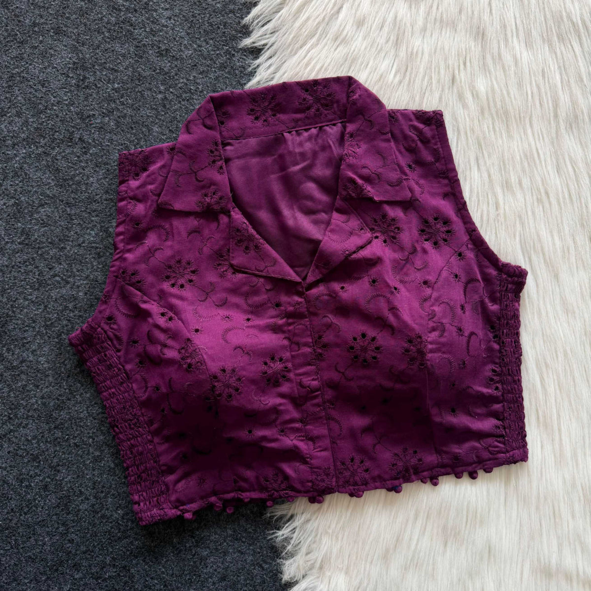 Madhvi Hakoba Sleeveless Blouse