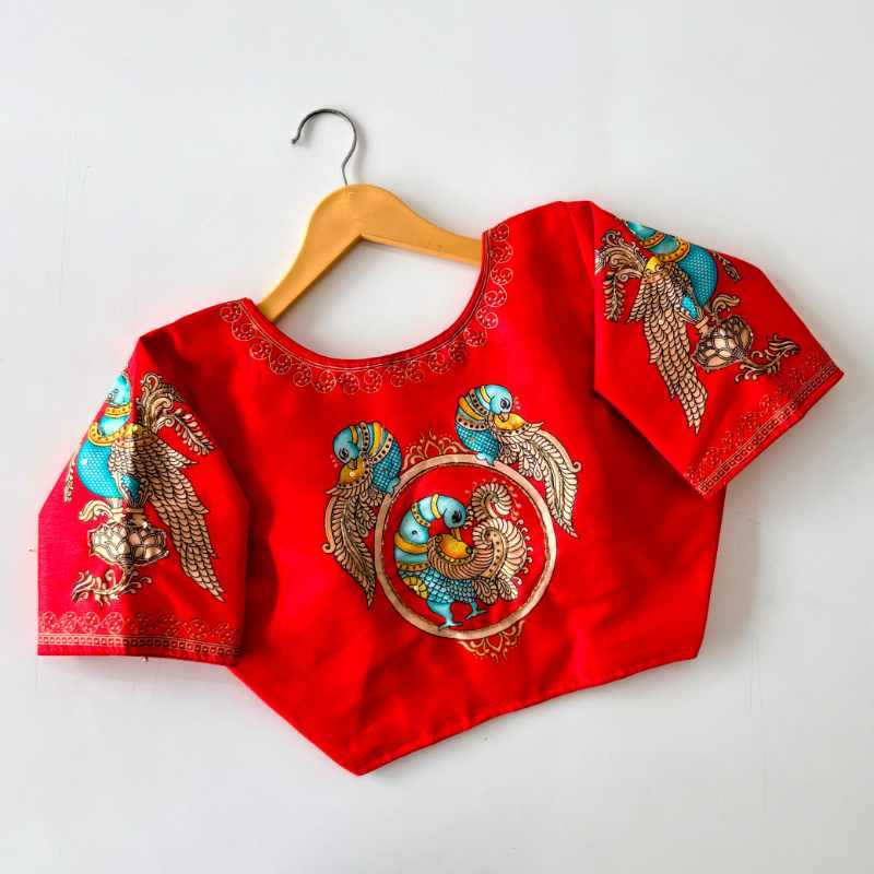 Soft Cotton Printed Blouse