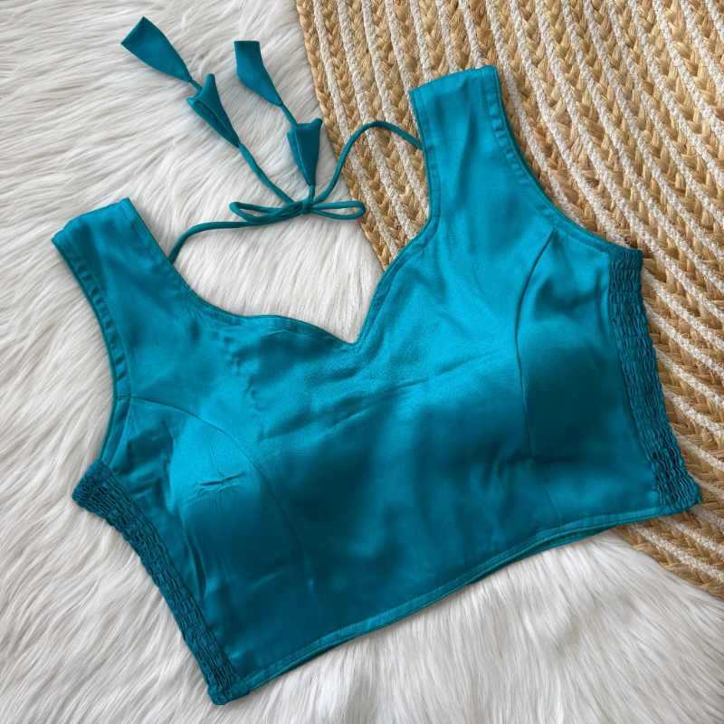Soft Silk Sleeveless Blouse