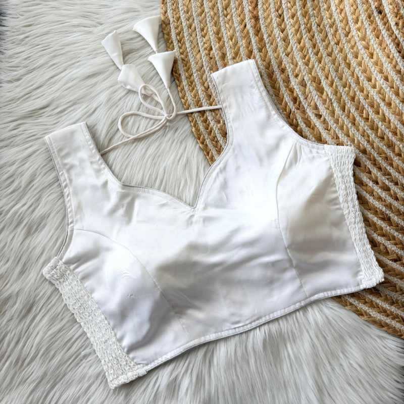 Soft Silk Sleeveless Blouse