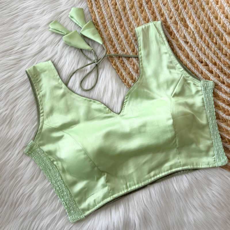 Soft Silk Sleeveless Blouse