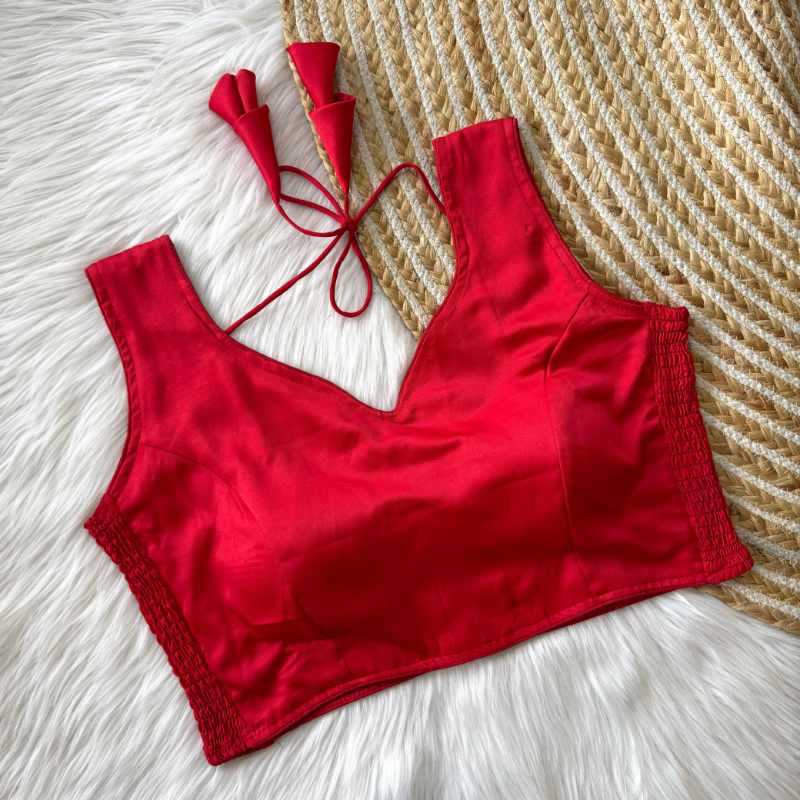Soft Silk Sleeveless Blouse