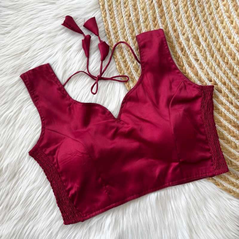 Soft Silk Sleeveless Blouse
