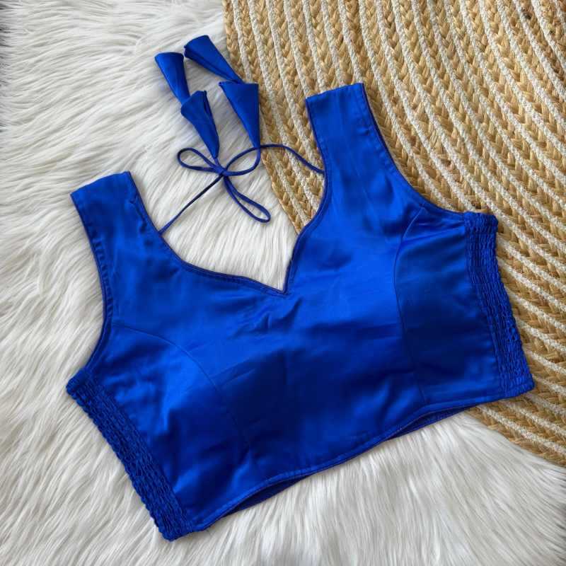 Soft Silk Sleeveless Blouse