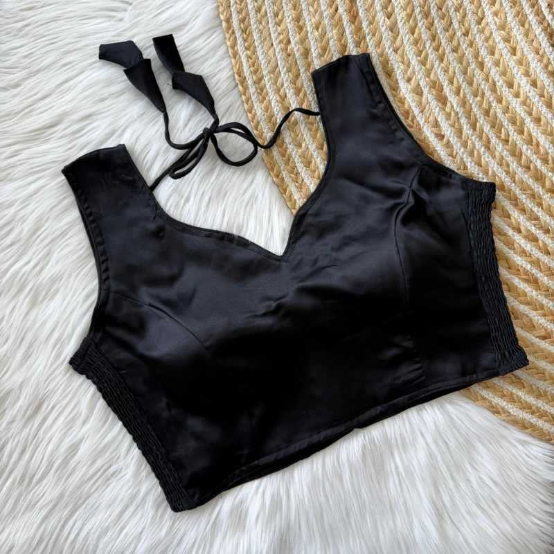 Soft Silk Sleeveless Blouse