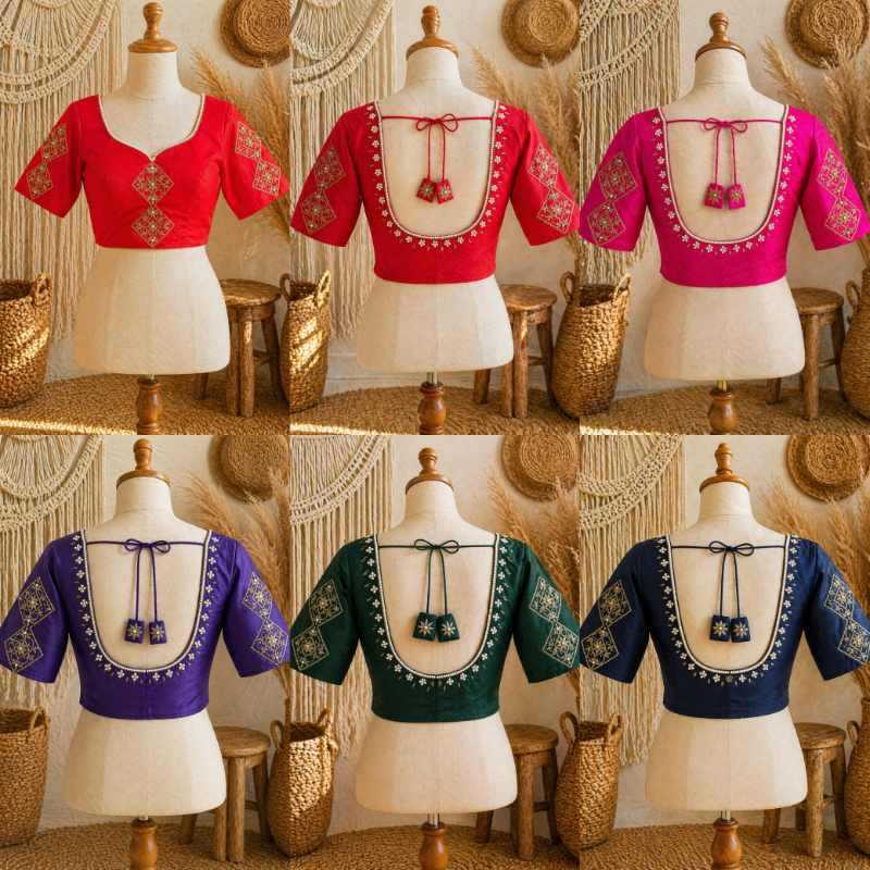 Soft Silk Designer Blouse