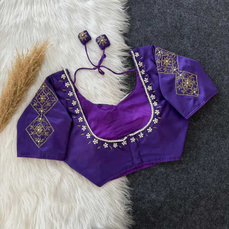 Soft Silk Designer Blouse