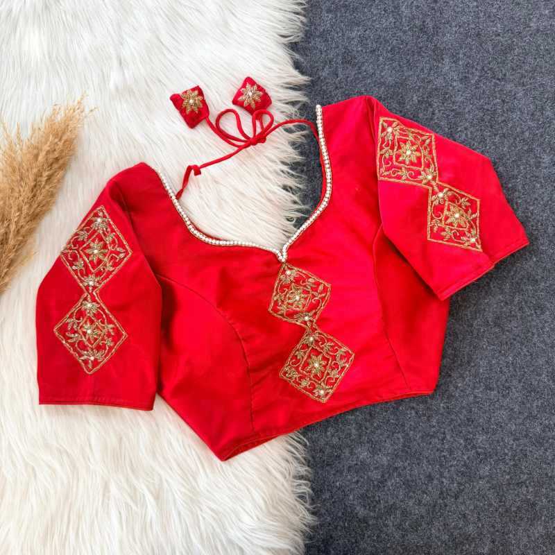 Soft Silk Designer Blouse