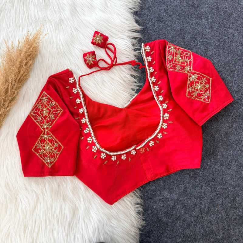 Soft Silk Designer Blouse