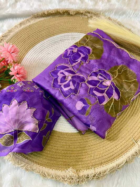 Aahanaa Georgette Designer Saree