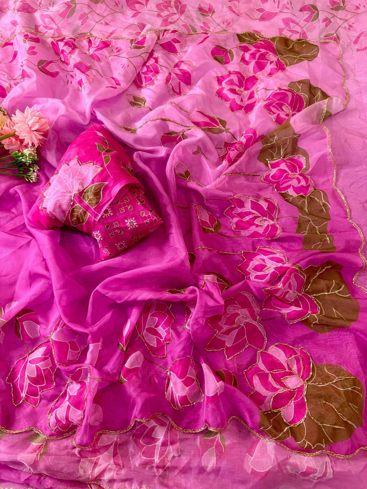 Aahanaa Georgette Designer Saree