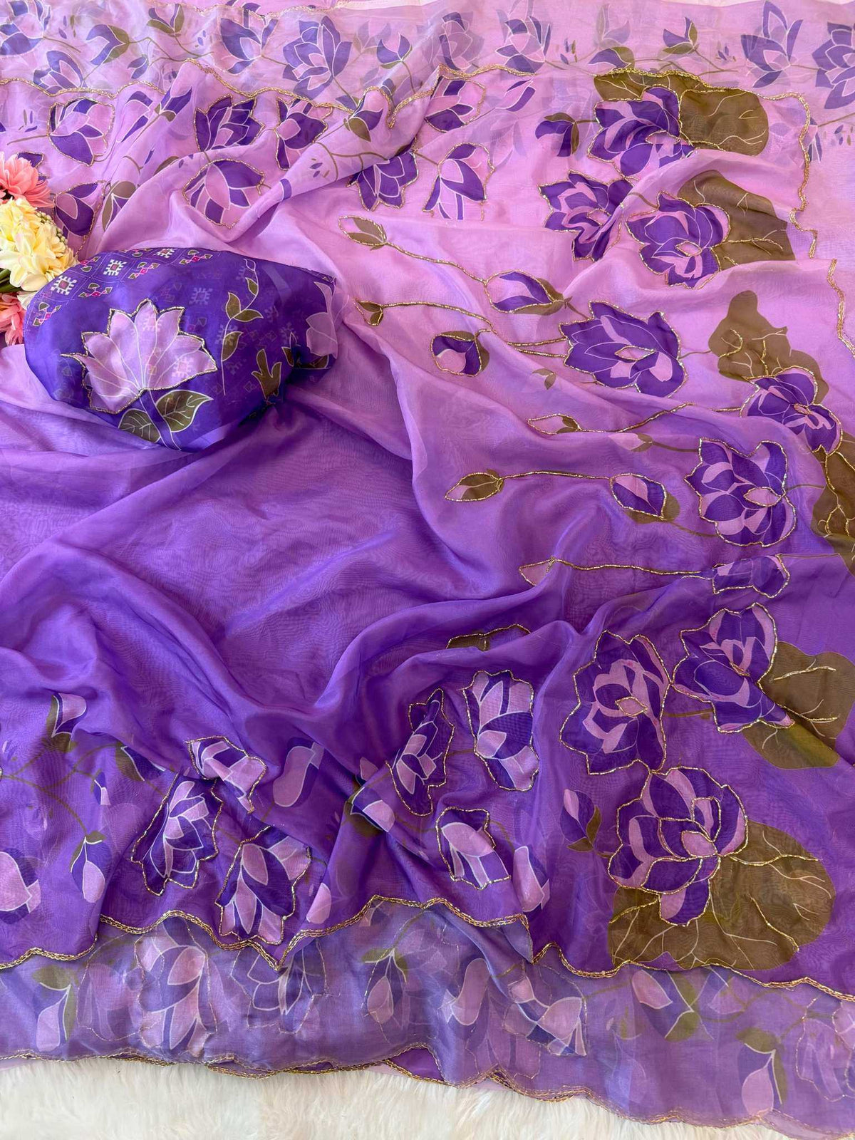 Aahanaa Georgette Designer Saree