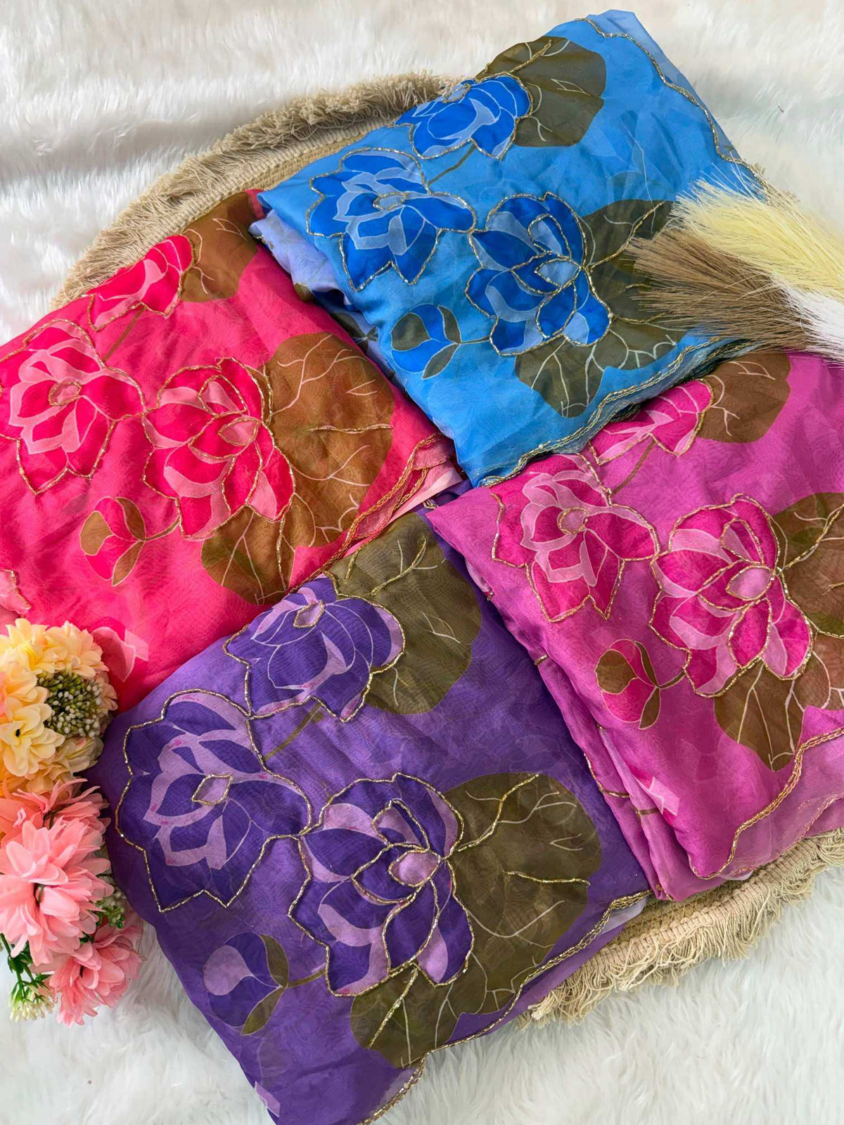 Aahanaa Georgette Designer Saree
