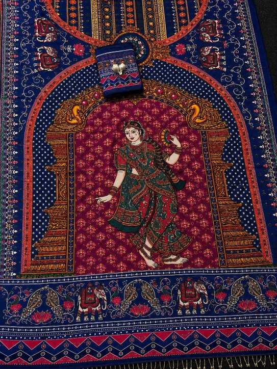 Aakriti Japan Sartin Printed Saree