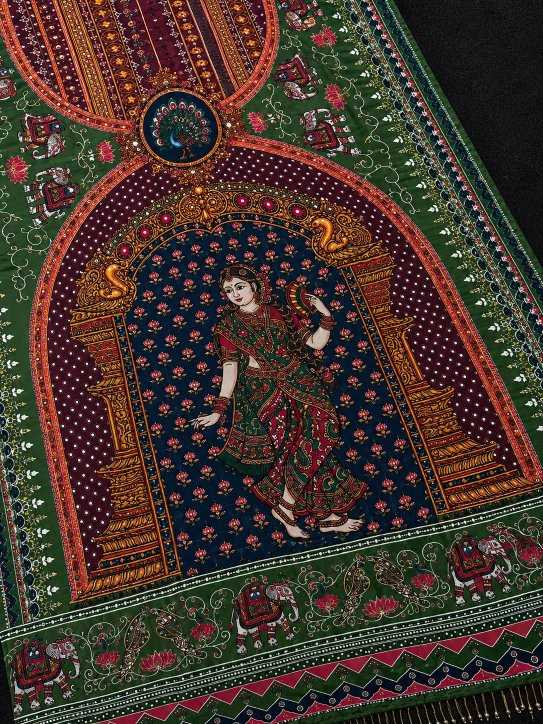 Aakriti Japan Sartin Printed Saree