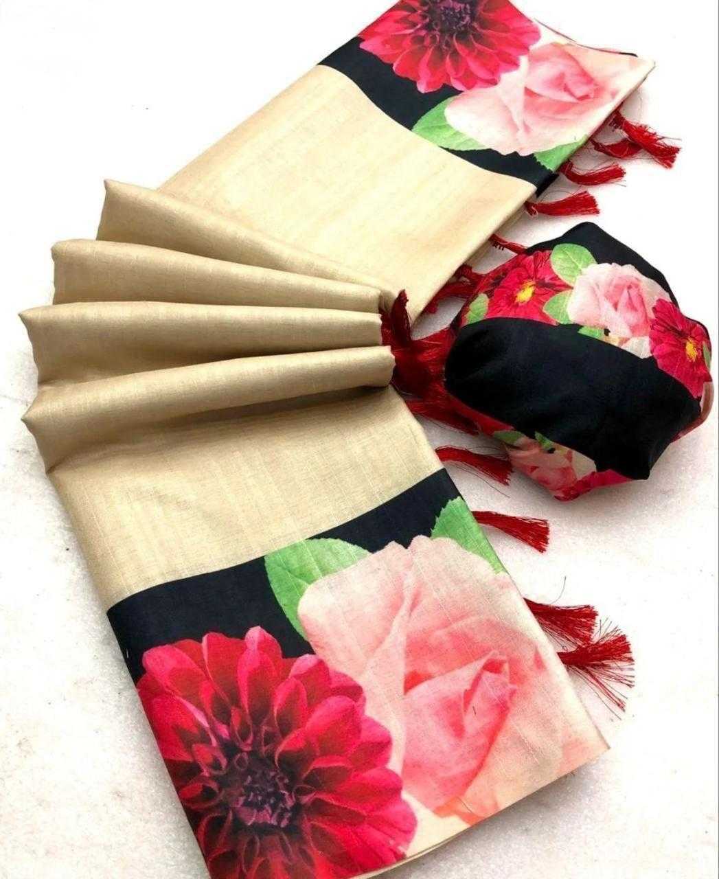 Aariniya Tussar Silk Saree