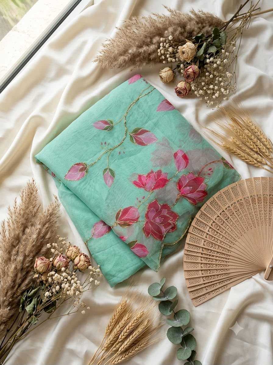 Abhitha Georgette Fancy Saree