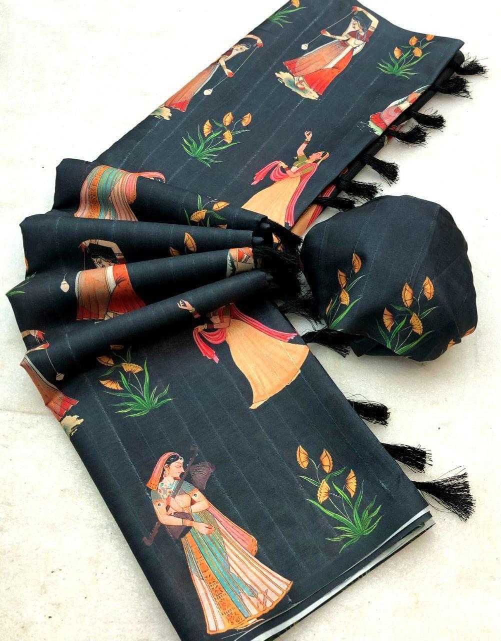 Tussar Silk Saree