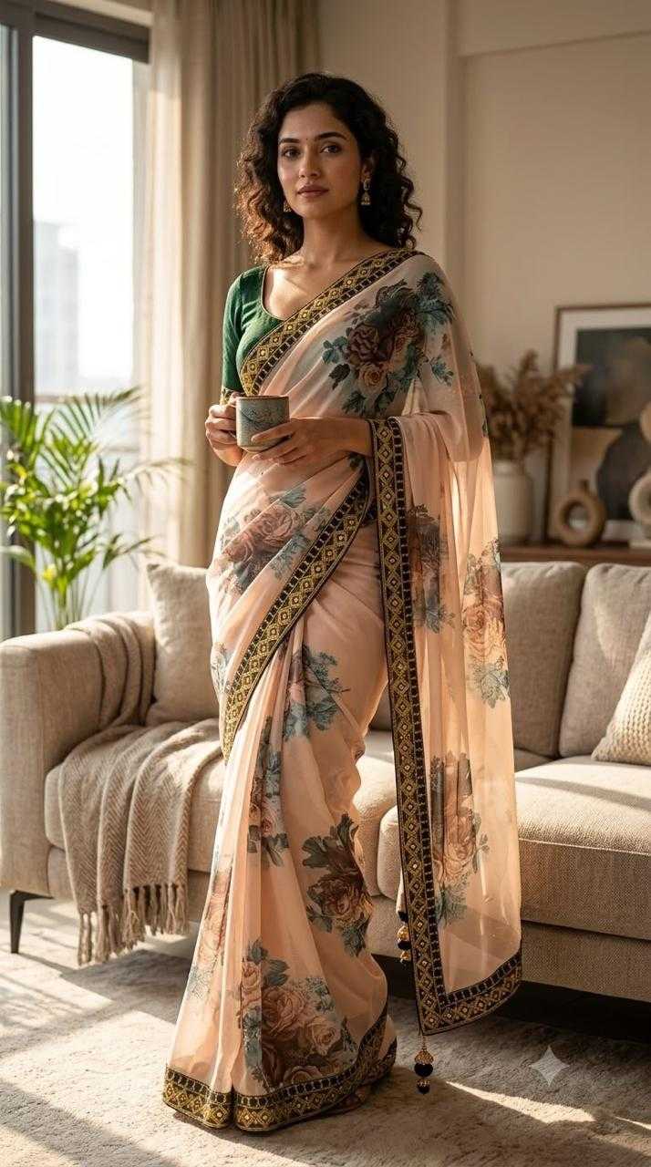 Printed Saree