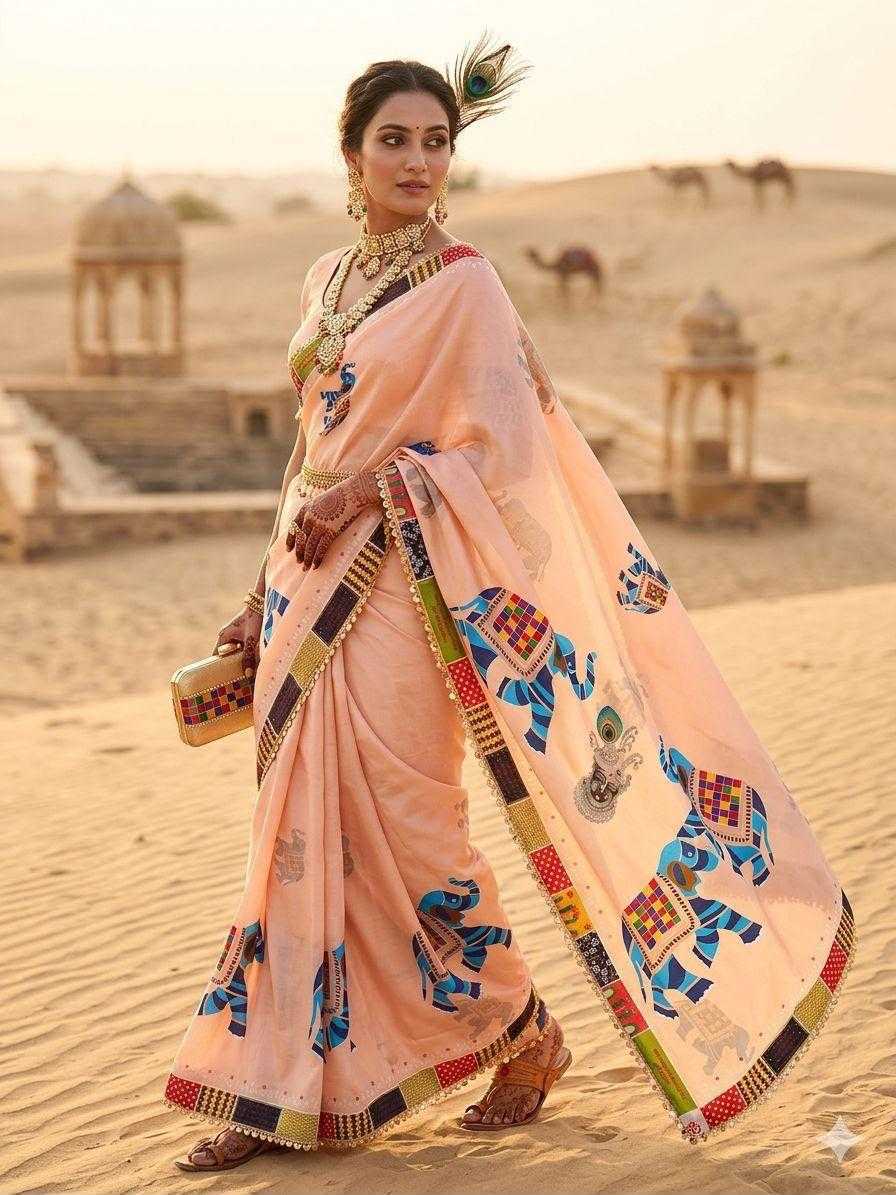 Ahilya Soft Silk Saree