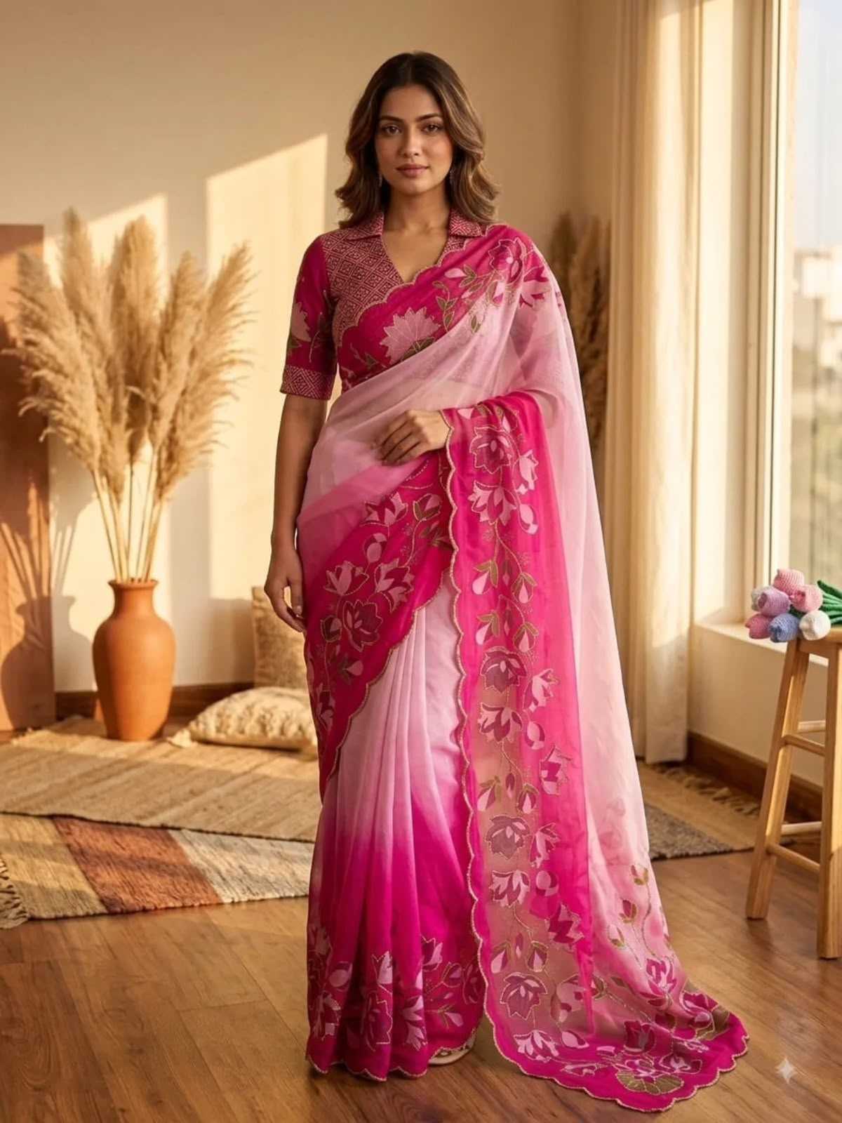 Anahita Georgette Designer Saree