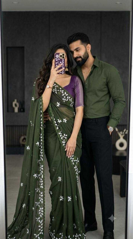 Anchal Georgette Saree