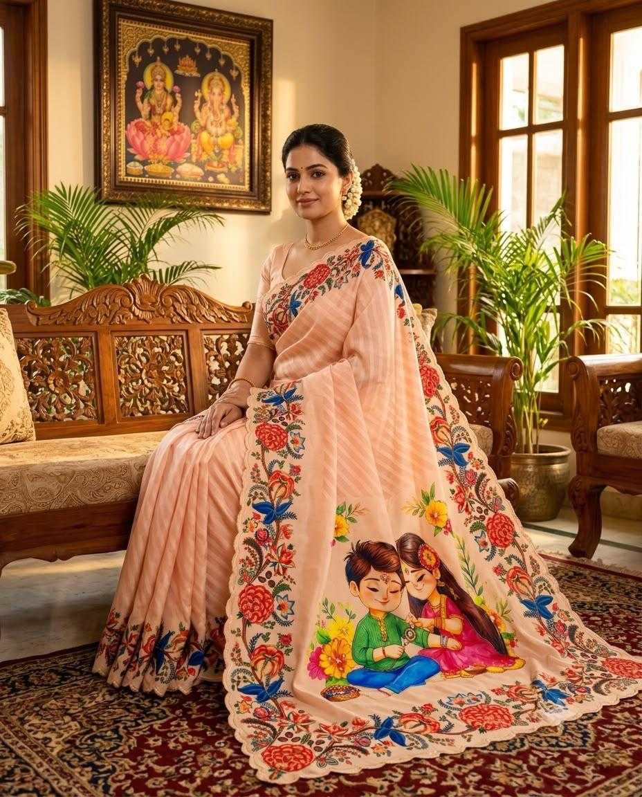 Printed Silk Saree