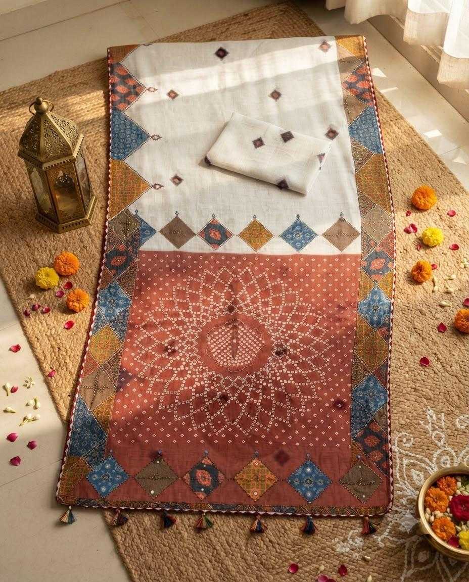 Ari Soft Cotton Designer Saree