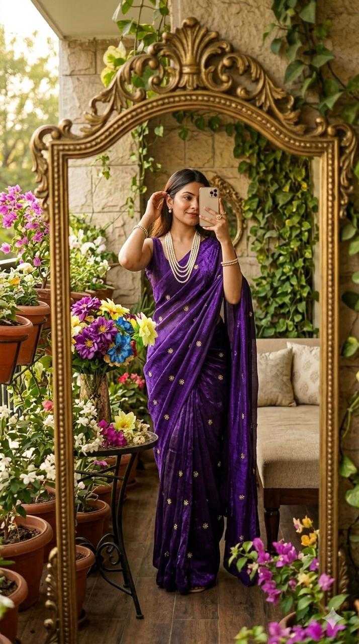 Atasi Space Silk Handloom Saree
