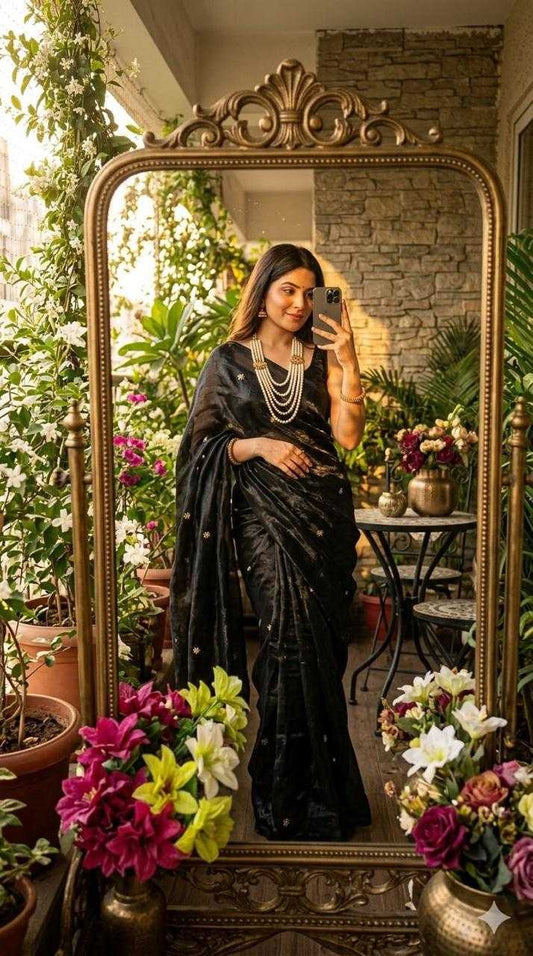 Atasi Space Silk Handloom Saree