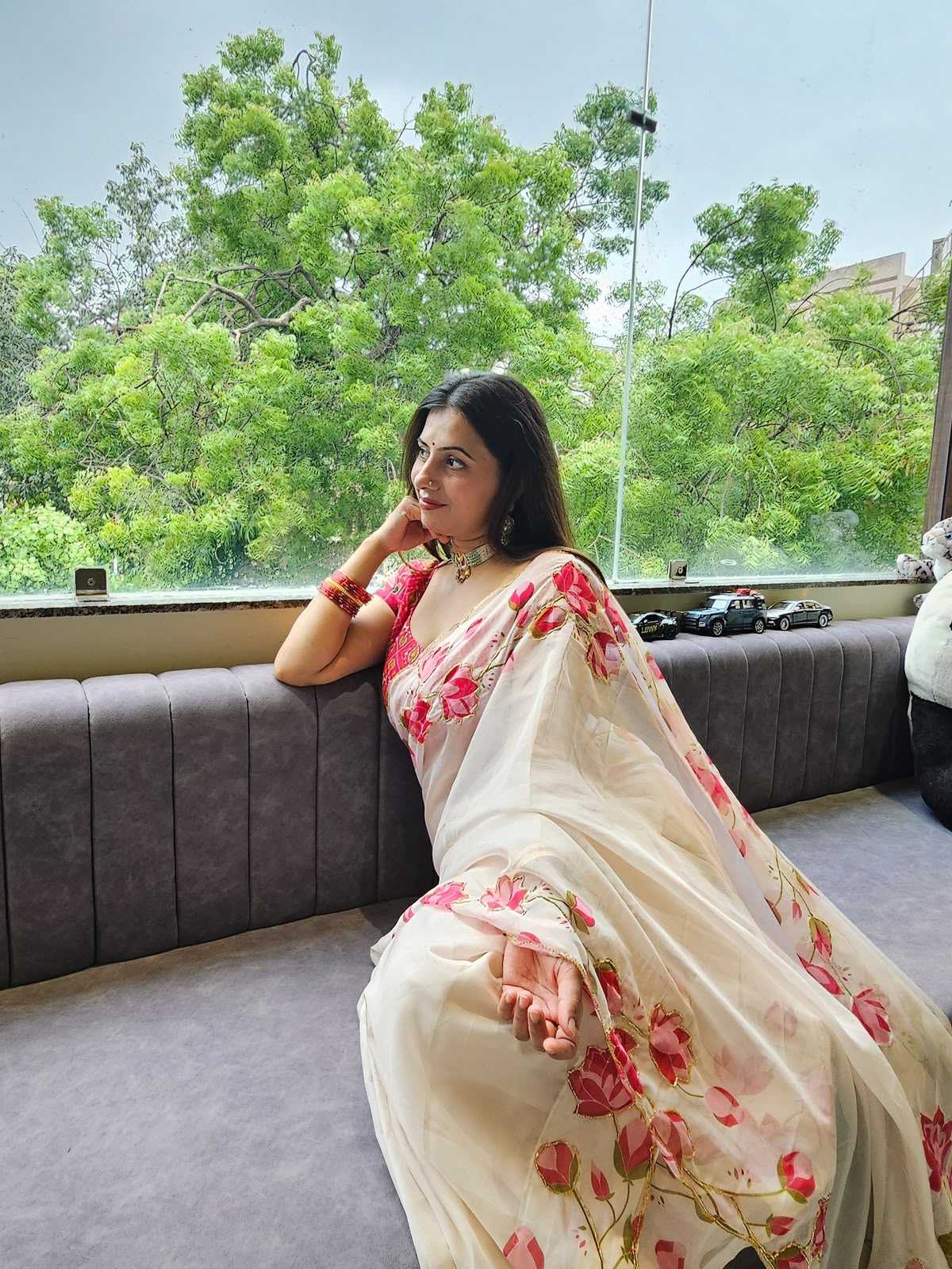 Avika Georgette Designer Saree