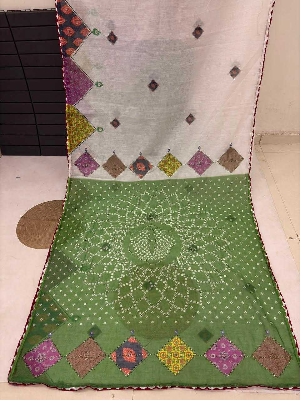 Box Soft Cotton Printed Saree