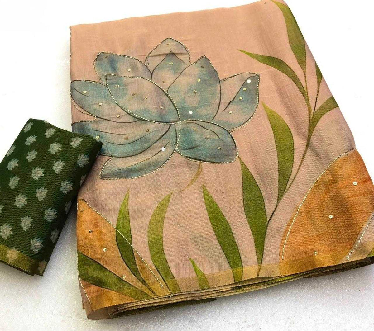 Cotton Printed Saree