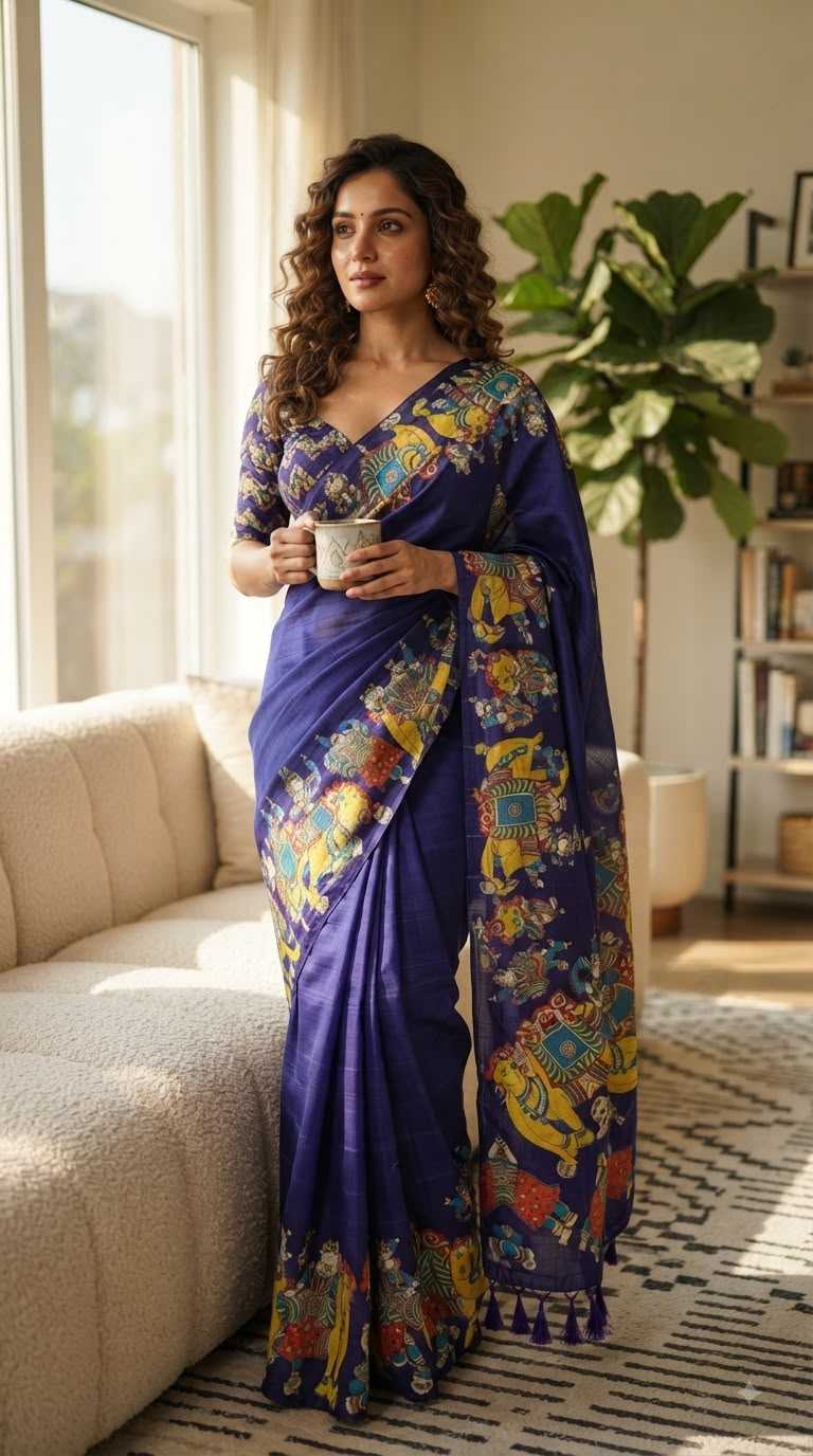 Chaitra Tussar Silk Saree