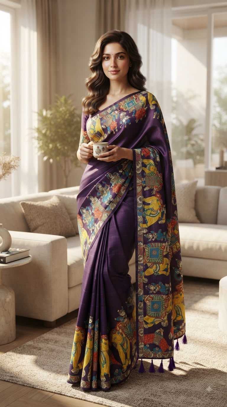Chaitra Tussar Silk Saree