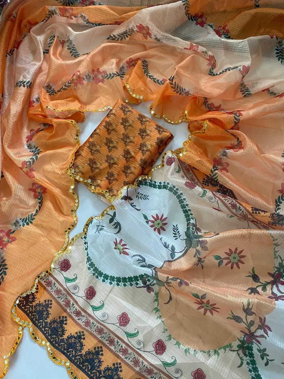 Checks Kota Chex Cutwork Saree